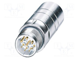 Circular Connector, SF Series, Cable Mount Receptacle, 5 Contacts