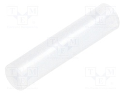 Spacer sleeve; LED; Øout: 4mm; ØLED: 3mm; L: 18mm; natural; UL94V-2