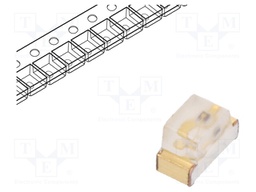LED; SMD; 0603; orange; 180÷300mcd; 1.6x0.8x1.1mm; 120°; 2÷2.5V