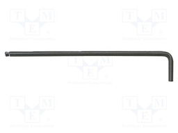 Wrench: hex key; inch,spherical; HEX 3/16"