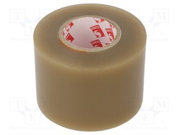 Tape: electrical insulating; W: 50mm; L: 25m; Thk: 0.13mm; rubber