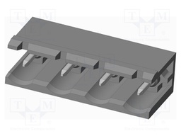Connector: pluggable terminal block; socket; male; on PCBs