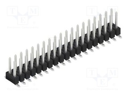 Connector: pin strips; pin header; male; PIN: 38; 2.54mm; SMT; 2x19
