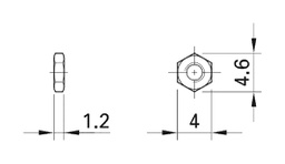 Accessories: nut; for mounting banana plugs,for banana plugs