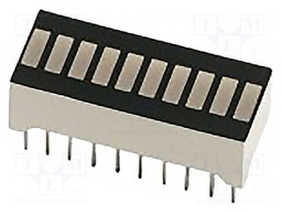 Display: LED; bargraph; RGB; 30÷70mcd,80÷160mcd,180÷260mcd