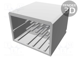 Connector: wire-board; DYNAMIC D-2100; socket; male; straight