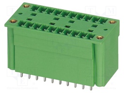 PCB headers, nominal cross section: 1.5 mm?, color: green, n