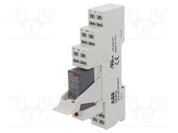 Relay: interface; DPDT; Ucoil: 230VAC; Mounting: DIN; Series: CR-P