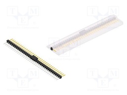 Connector: pin strips; pin header; male; PIN: 36; 2.54mm; SMT; 1x36