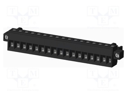 Connector: pluggable terminal block; plug; female; straight; 5mm