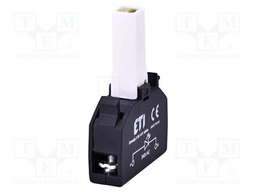 LED holder; E; yellow; 24VDC; 24VAC; plastic