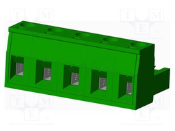 Connector: pluggable terminal block; plug; female; straight; 12A
