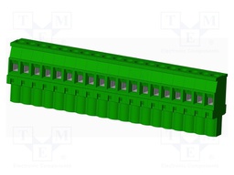 Connector: pluggable terminal block; plug; female; angled 90°