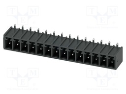 PCB headers, nominal cross section: 1.5 mm2, color: black, n
