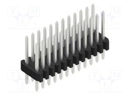 Connector: pin strips; pin header; male; PIN: 24; 1.27mm; THT; 2x12
