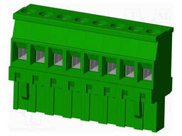 Connector: pluggable terminal block; plug; female; angled 90°