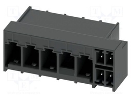 PCB hybrid header, nominal cross section: 6 mm?, color: blac