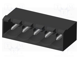 Connector: pluggable terminal block; socket; male; on PCBs