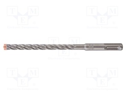 Drill bit; for concrete; Ø: 6mm; L: 260mm; metal; cemented carbide