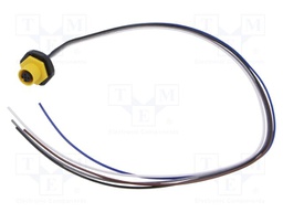 Connector: M12; socket; male; straight; with lead; PIN: 5; 0.34mm2