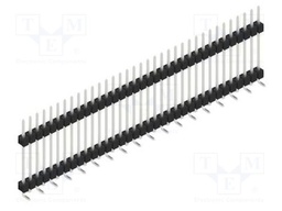 Connector: pin strips; pin header; male; PIN: 35; 2.54mm; SMT; 1x35