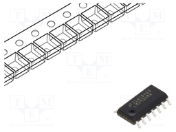 Operational Amplifier, 4 Amplifier, 1.5 MHz, 0.42 V/µs, 1.8V to 5.5V, SOIC, 14 Pins
