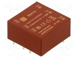 Converter: DC/DC; 15W; Uin: 18÷75VDC; Uout: 12VDC; Iout: 1.25A; PCB