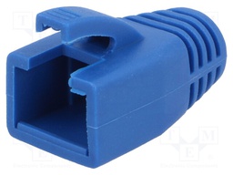 RJ45 plug boot; 8mm; Colour: blue