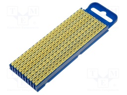 Markers for cables and wires; 2.8÷3.8mm; polyamide; yellow