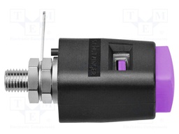 Laboratory clamp; violet; 70VDC; 16A; Contacts: nickel; -25÷90°C