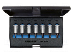 Kit: screwdriver bits; Torx®; 3/8"; 7pcs.