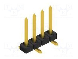 Connector: pin strips; pin header; male; PIN: 4; 2mm; SMT; 1x4; 100V