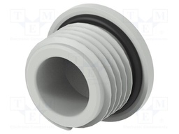 Stopper; polyamide; light grey; IP68; Entrelec; Gland: M16; 10mm