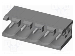 Connector: pluggable terminal block; socket; male; on PCBs
