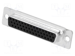 D-Sub HD; PIN: 44; socket; female; straight; THT
