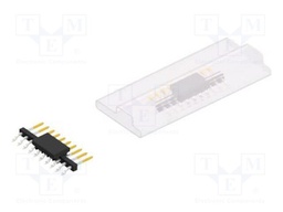 Connector: pin strips; pin header; male; PIN: 10; 2mm; SMT; 1x10
