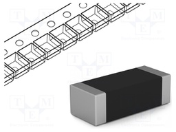 Inductor: ceramic; SMD; 0805; 100uH; 160mA; 4.095Ω; 8MHz; ±20%