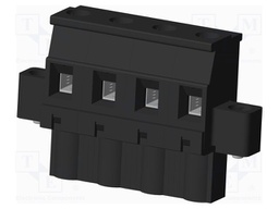 Connector: pluggable terminal block; plug; female; angled 90°