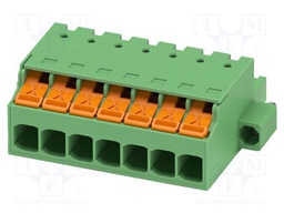 PCB connector, nominal cross section: 2.5 mm2, color: green,