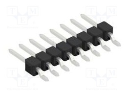Connector: pin strips; pin header; male; PIN: 8; 2.54mm; SMT; 1x8