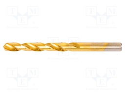 Drill bit; for metal; Ø: 4.1mm; L: 75mm; high speed steel; 2pcs.