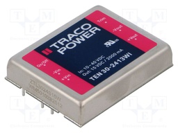 Converter: DC/DC; 30W; Uin: 10÷40V; 15VDC; Iout: 2000mA; 2"x1,6"