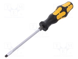 Screwdriver; slot; Size: 4,5x0,8mm; assisted with a key
