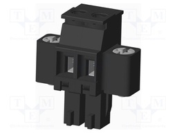 Connector: pluggable terminal block; plug; female; angled 90°