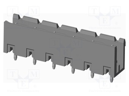 Connector: pluggable terminal block; socket; male; on PCBs