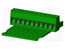 Connector: pluggable terminal block; plug; female; straight; 300V