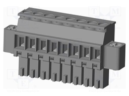 Connector: pluggable terminal block; plug; female; angled 90°