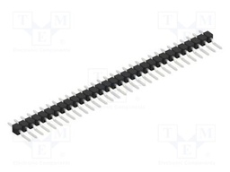 Connector: pin strips; pin header; male; PIN: 31; 2.54mm; SMT; 1x31