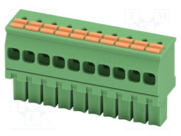 PCB connector, nominal cross section: 1.5 mm2, color: green,