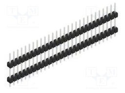Connector: pin strips; pin header; male; PIN: 28; 2.54mm; THT; 1x28